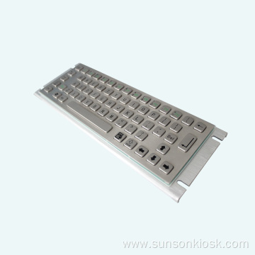 Braille Metal Keyboard and Touch Pad